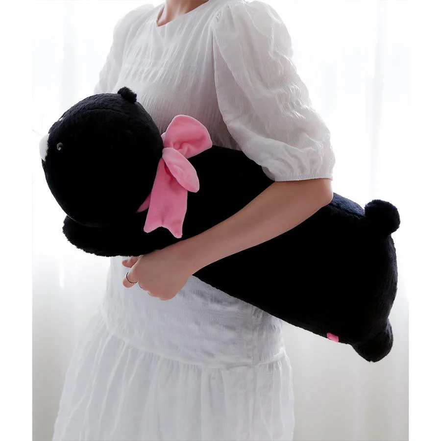Kakao Friends - Black Choon Pink Ribbon Pillow (Choonsik) - Image 8