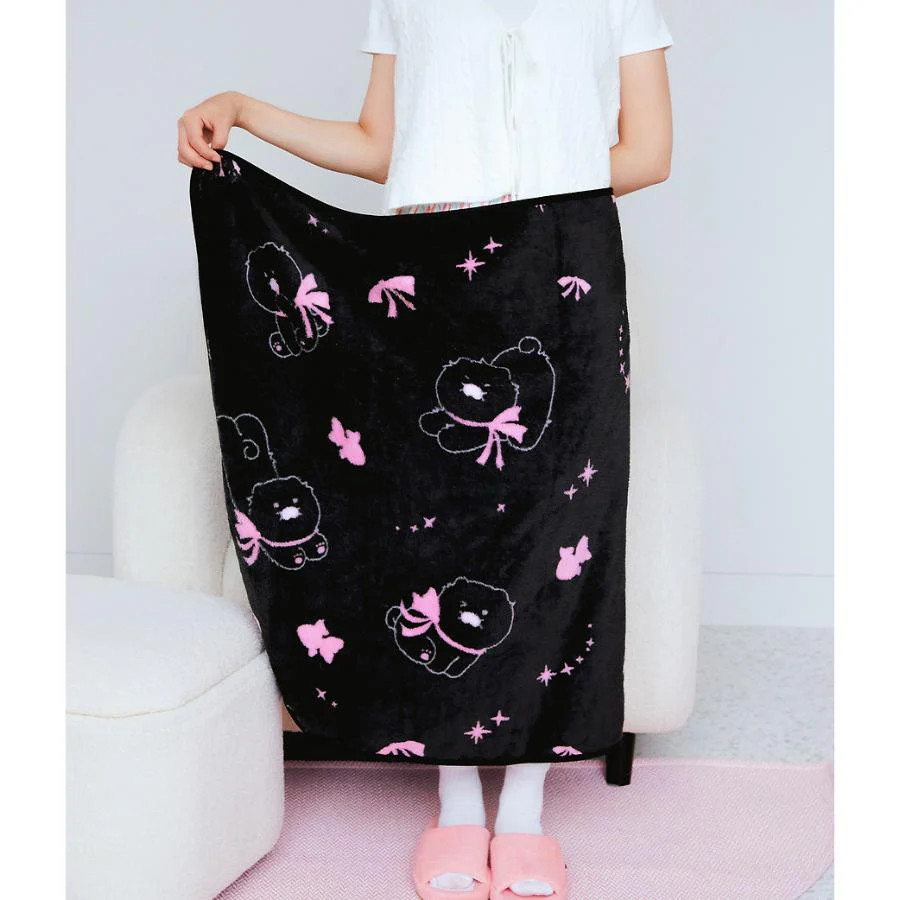 Kakao Friends - Black Choon Pouch Knee Blanket (Choonsik) - Image 5