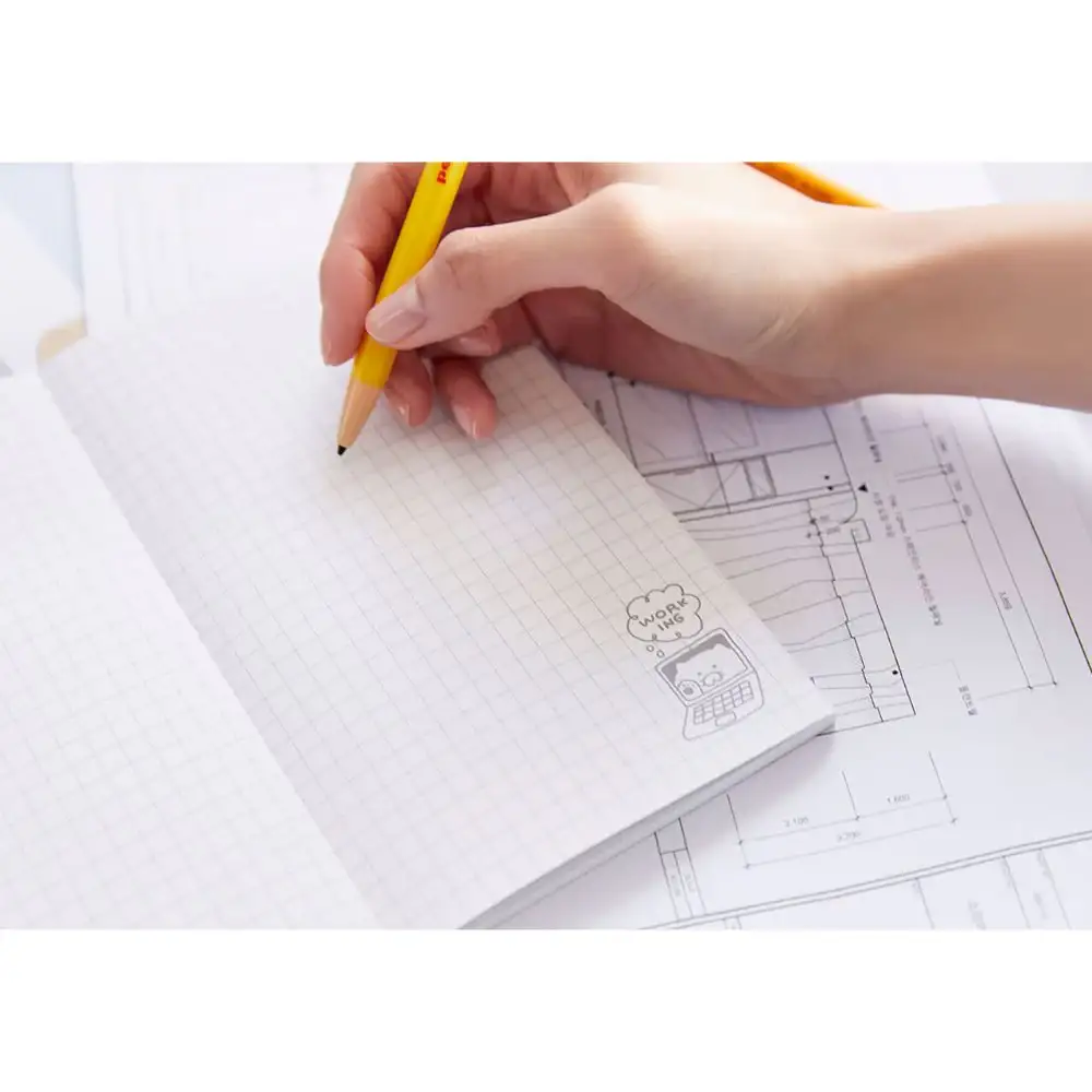 Kakao Friends - Black & White Pocket Notebook - Image 5