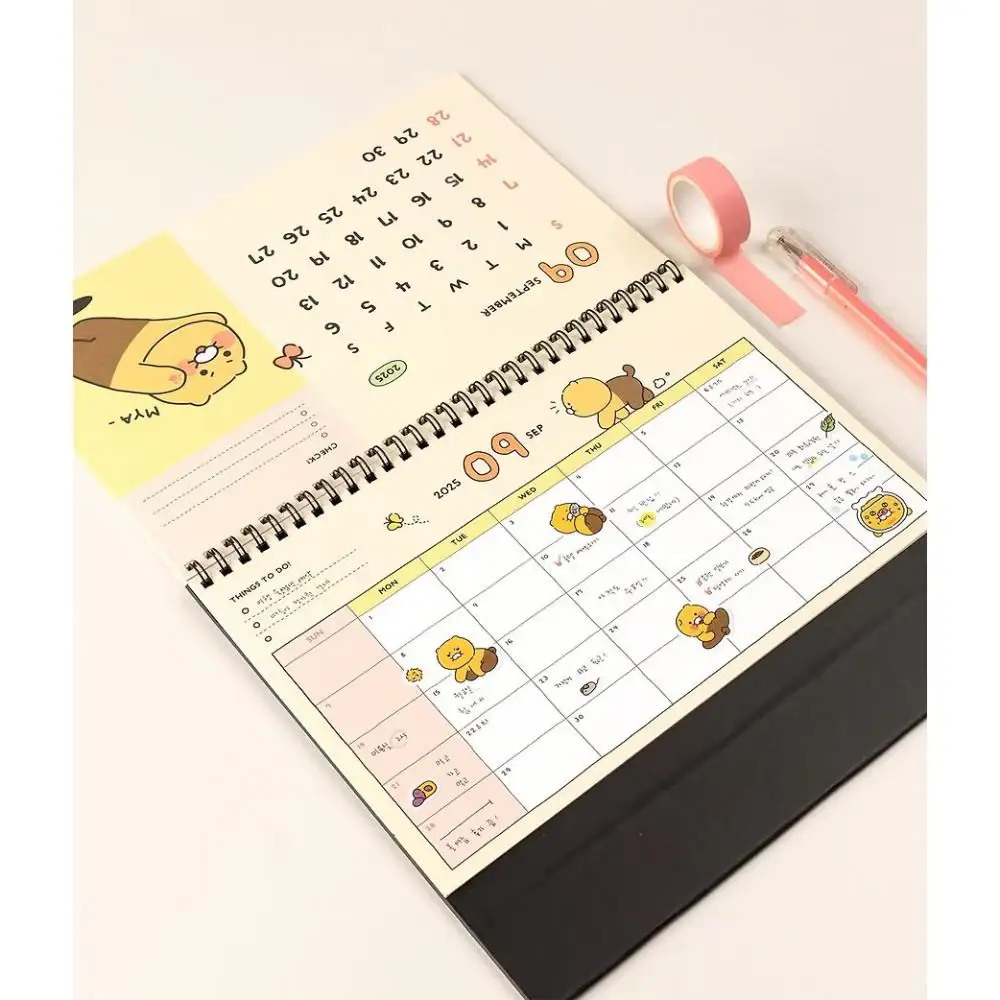 Kakao Friends - Choonsik 2025 Basic Desk Calendar - Image 20