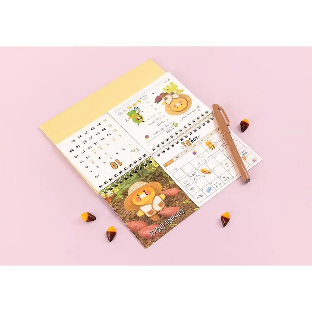 Kakao Friends - Choonsik 2025 Photo Twin Desk Calendar - Image 7