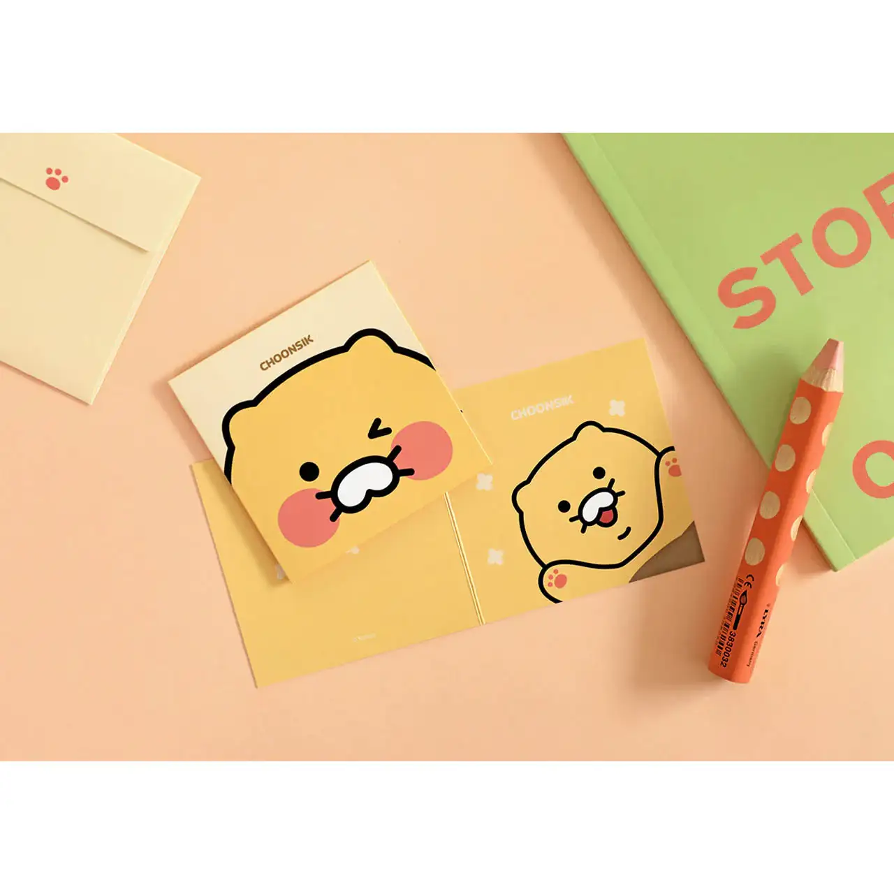 Kakao Friends - Choonsik Basic Face Card Set - Image 6