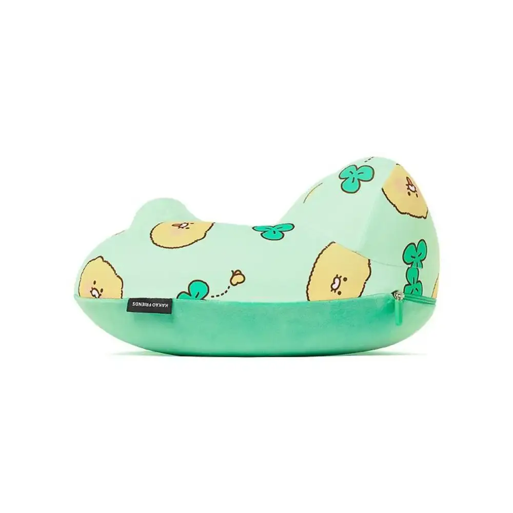 Kakao Friends - Choonsik Compact Air Pump Neck Cushion & Pouch Set - Image 10