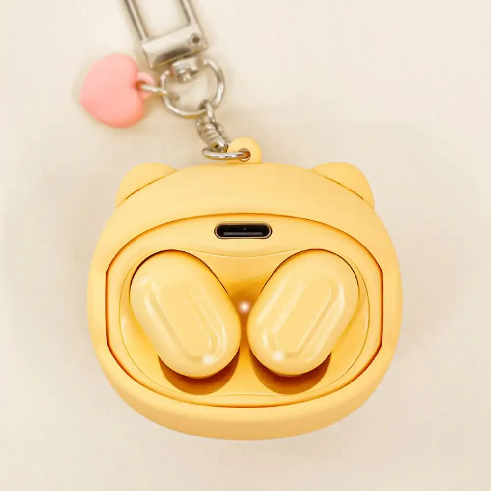 Kakao Friends - Choonsik Face Moving Wireless Earphones Keyring - Image 2