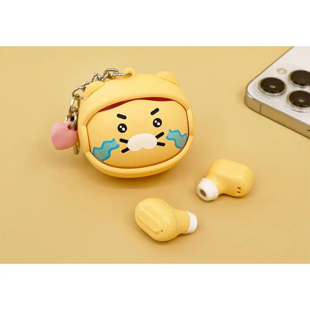 Kakao Friends - Choonsik Face Moving Wireless Earphones Keyring - Image 4