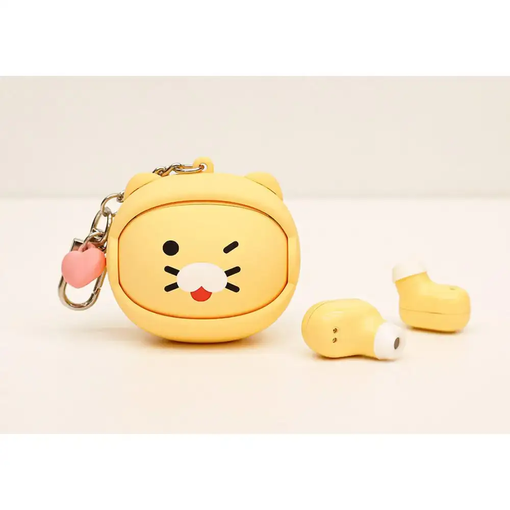 Kakao Friends - Choonsik Face Moving Wireless Earphones Keyring - Image 7