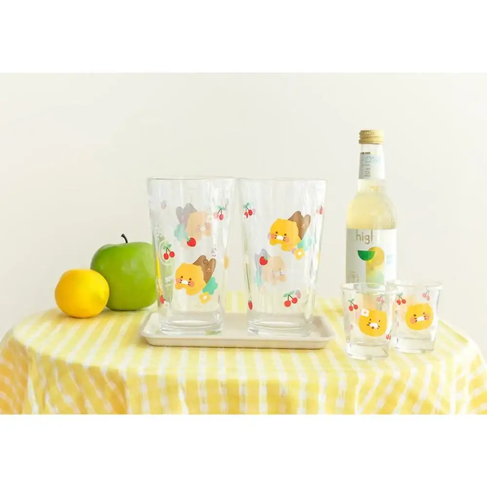 Kakao Friends - Choonsik Glass Cup 4P Set - Image 2