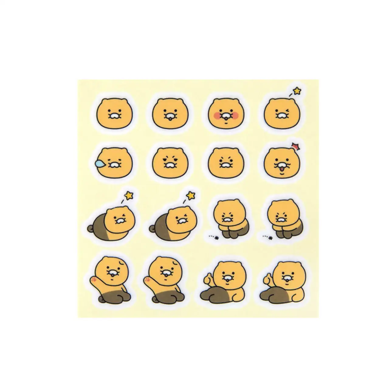 Kakao Friends - Choonsik Mask Deco Seal Sticker