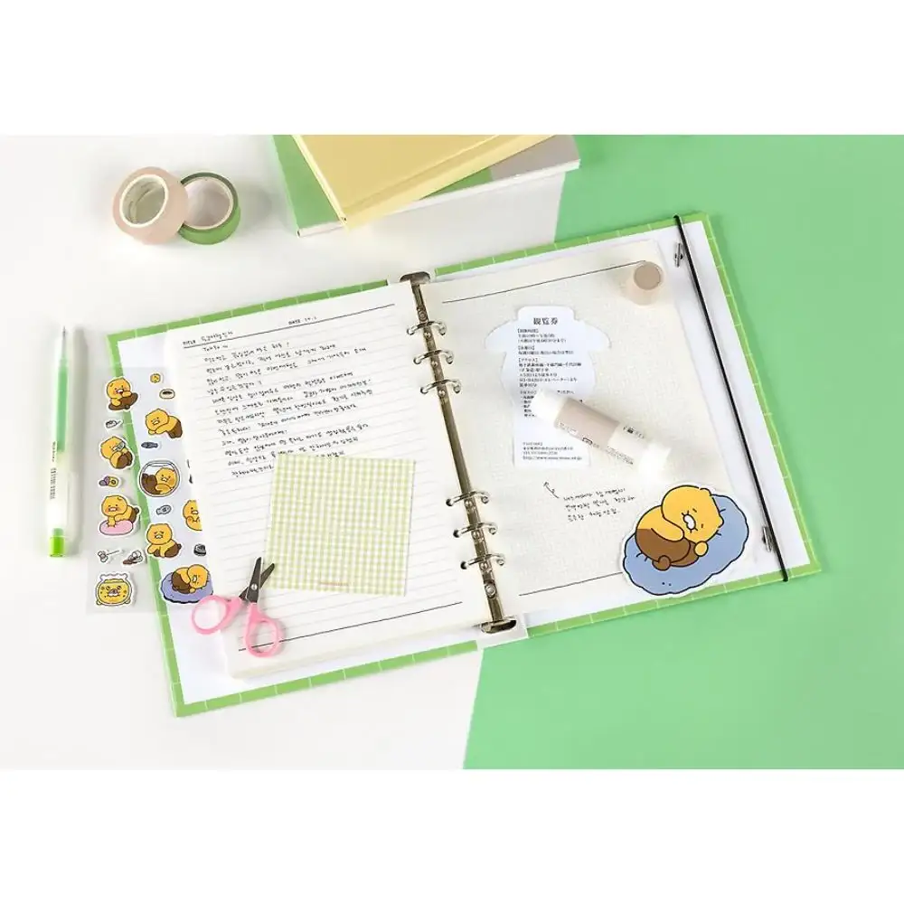 Kakao Friends - Choonsik Ordinary 2025 A5 Binder 6-Round Diary - Image 7