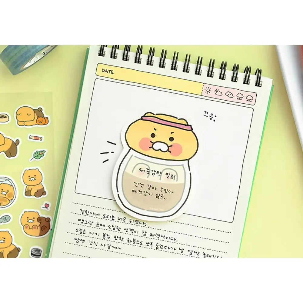 Kakao Friends - Choonsik Ordinary Shape Sticky Note - Image 11