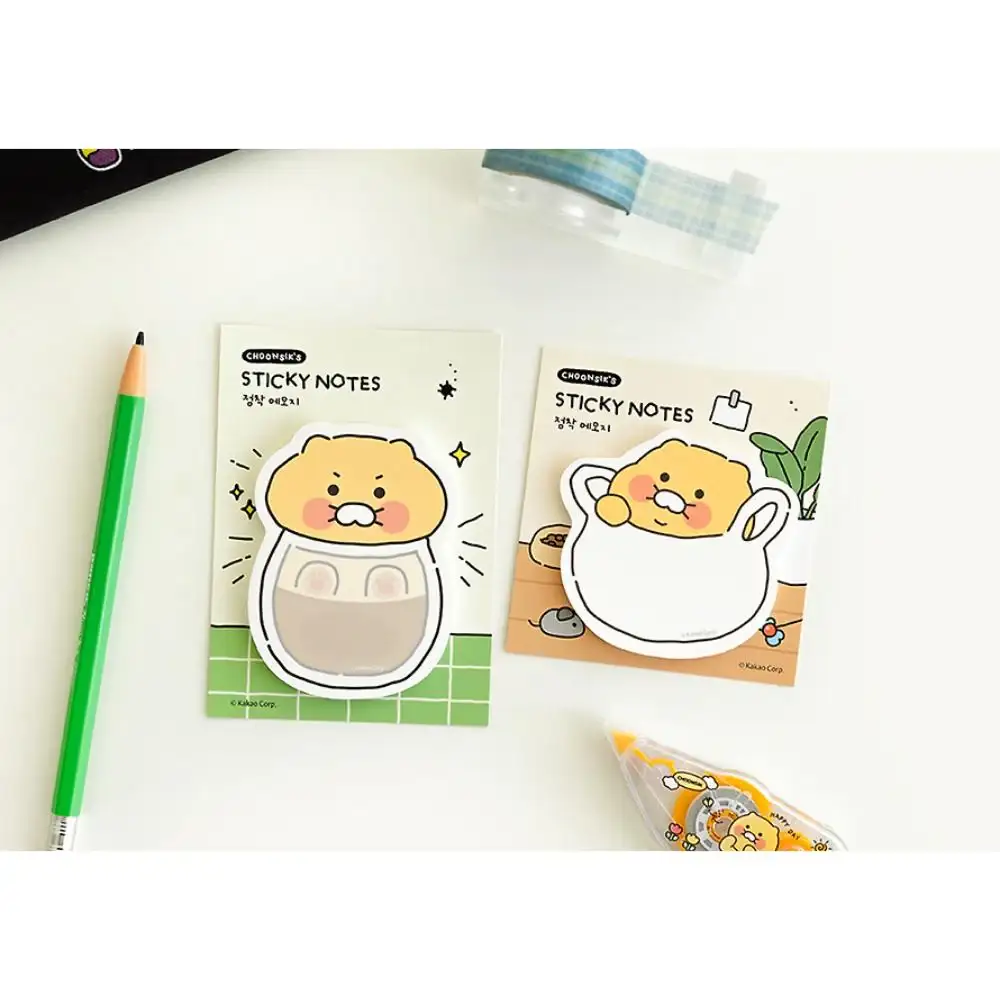 Kakao Friends - Choonsik Ordinary Shape Sticky Note - Image 2