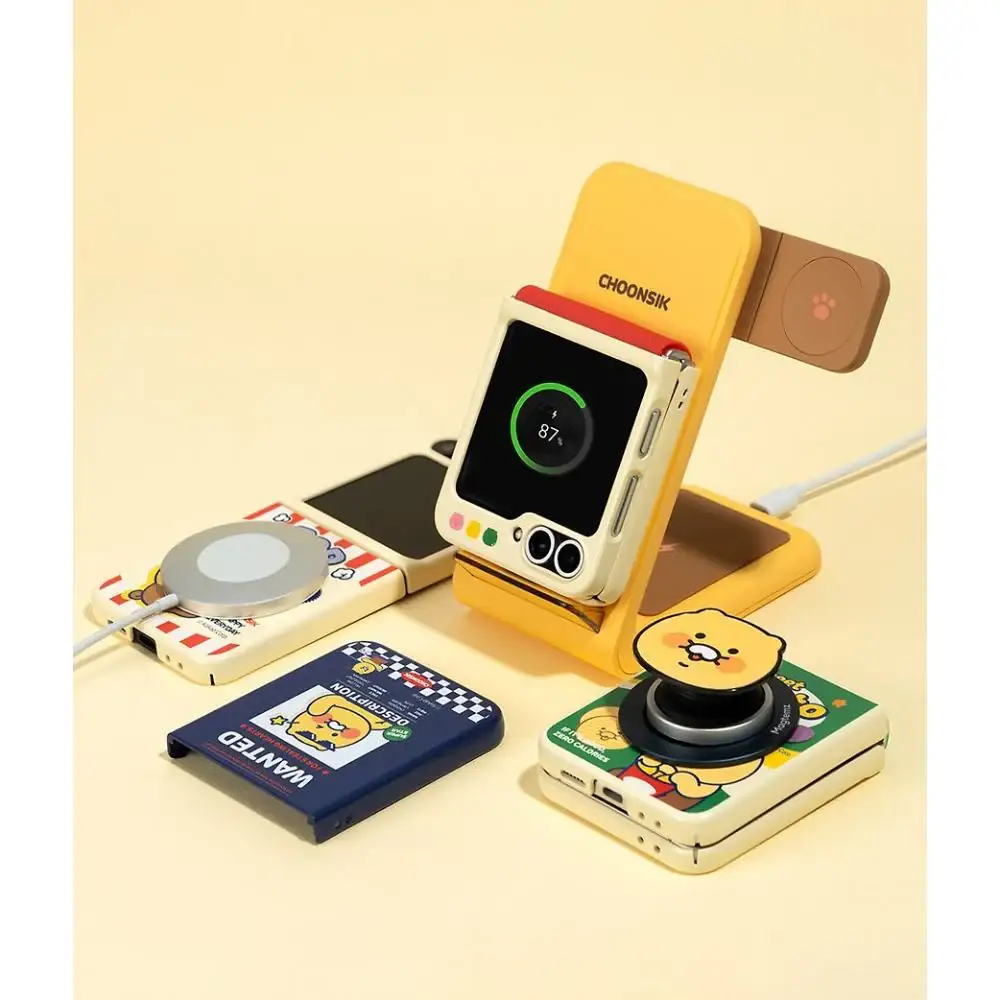 Kakao Friends - Choonsik Snack Magnetic Phone Case (Galaxy Z Flip6) - Image 18