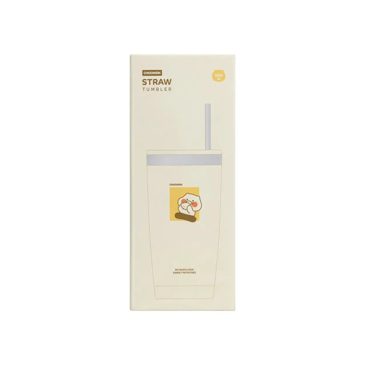 Kakao Friends - Choonsik Straw Stainless Steel Tumbler - Image 13