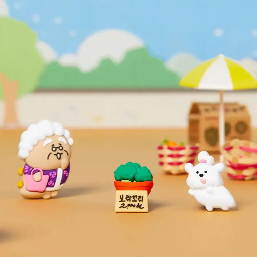 Kakao Friends - Chordy Vehicle Air Vent Figure Set (Halmi-jjo) - Image 2
