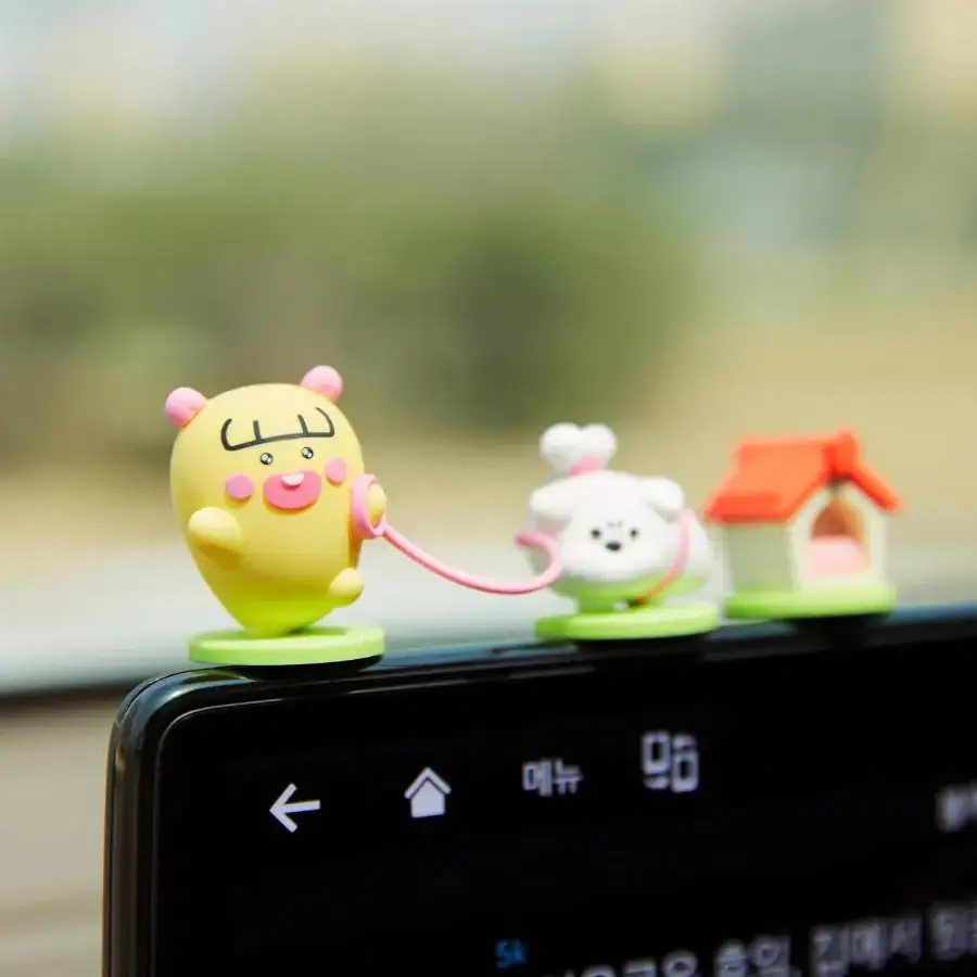 Kakao Friends - Chordy Vehicle Mini Deco Figure Set (Ppojjak-jjo) - Image 2