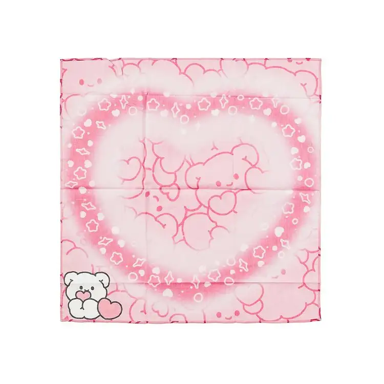 Kakao Friends - Cute Bear Heart Handkerchief - Image 2