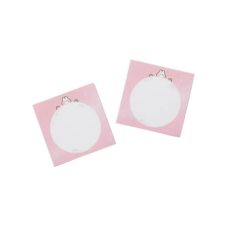 Kakao Friends - Cute Bear Pink Space Rice Cake Memo Pad - Image 3