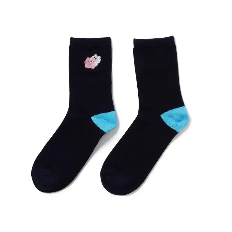 Kakao Friends - Ddoangzzi Pinkto & Whiteto Glutinous Rice Cake Socks - Image 2