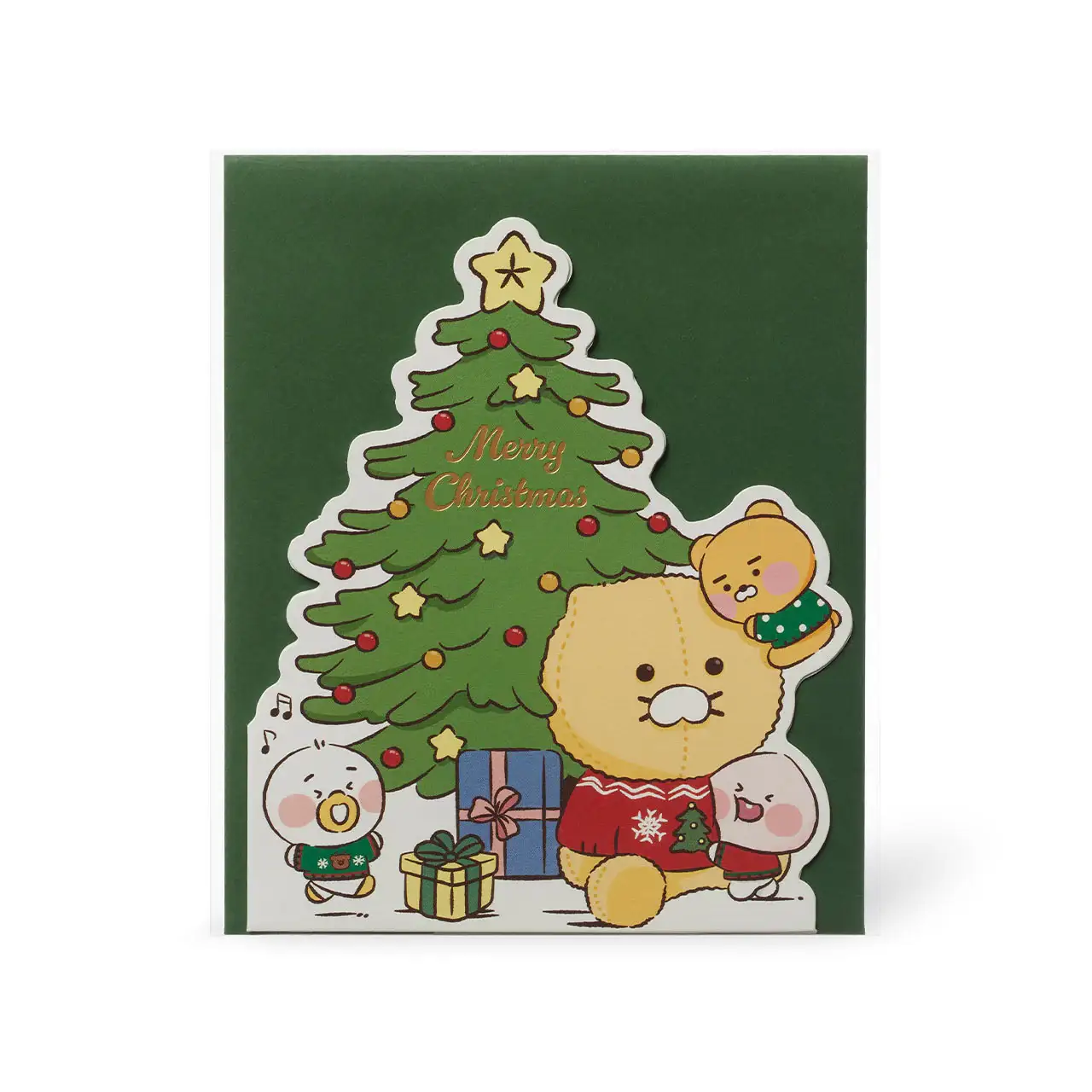 Kakao Friends - Dear My Santa Tree Christmas Card - Image 4