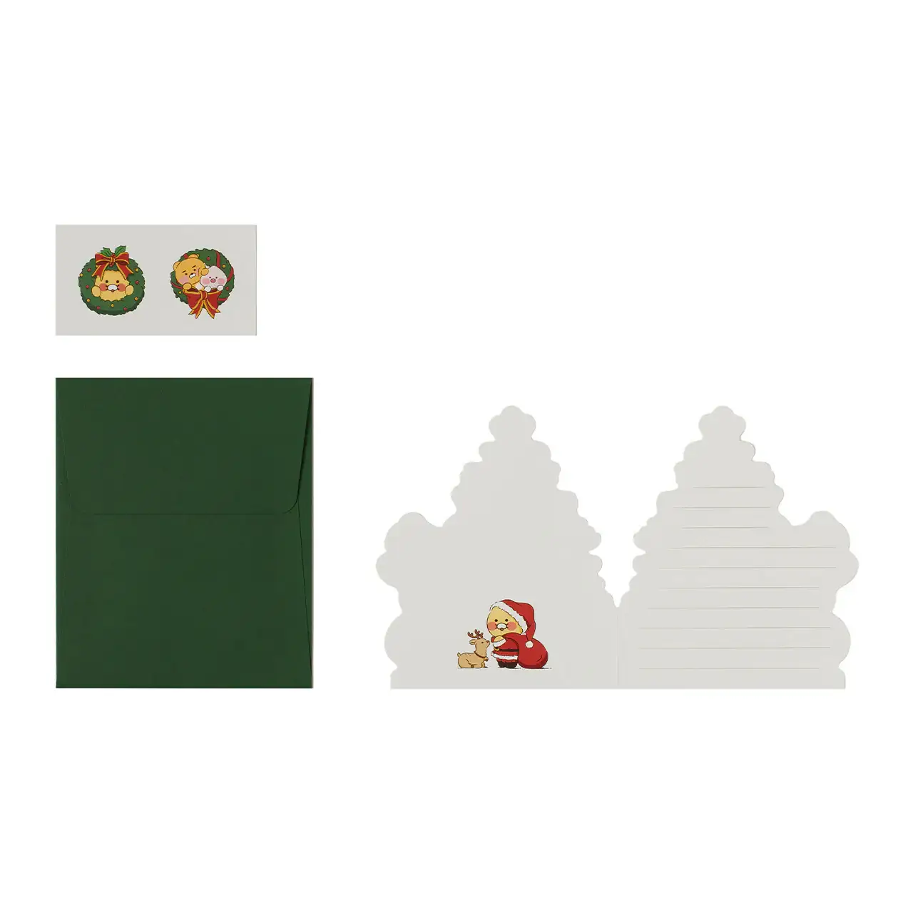 Kakao Friends - Dear My Santa Tree Christmas Card - Image 6