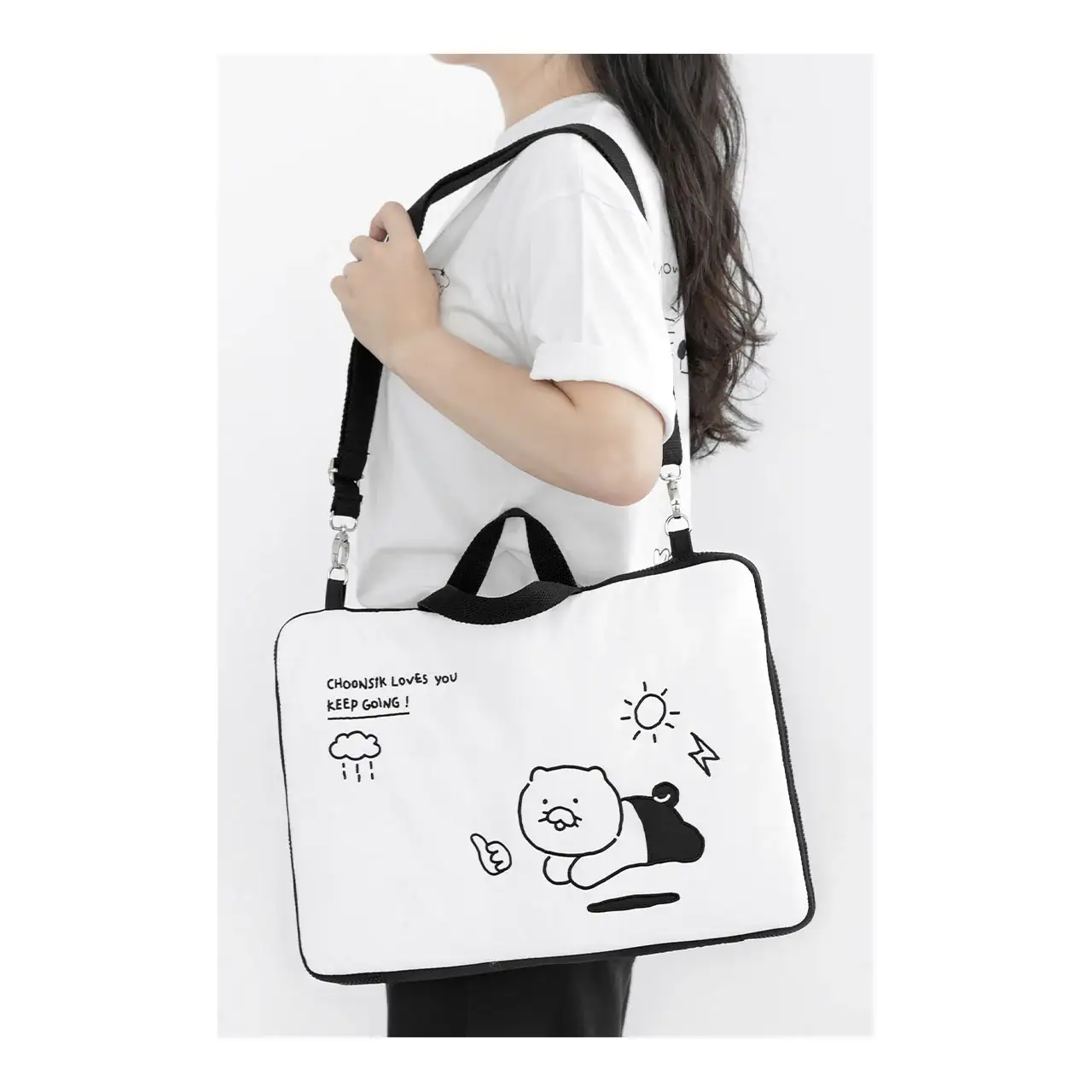 Kakao Friends - Doodle Doodle Choonsik Laptop Pouch (15-17") - Image 11