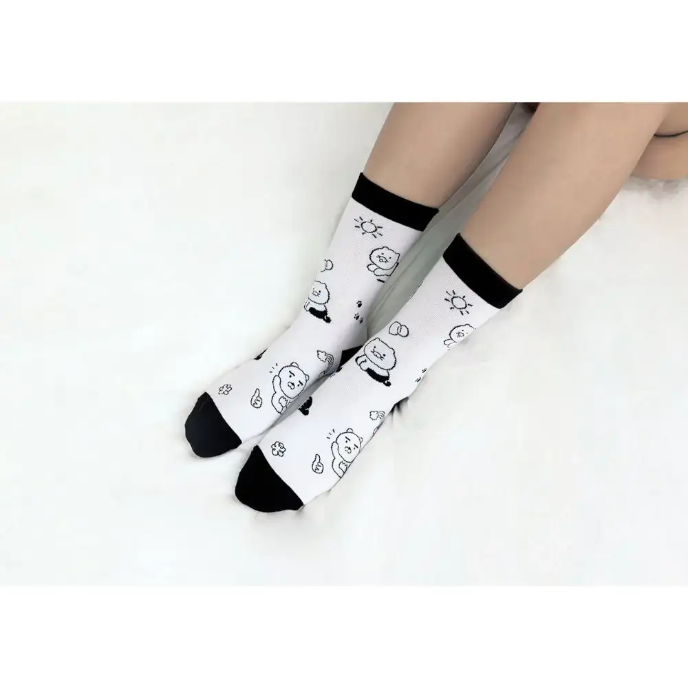 Kakao Friends - Doodle Doodle Ryan & Choonsik Long Socks Set - Image 10