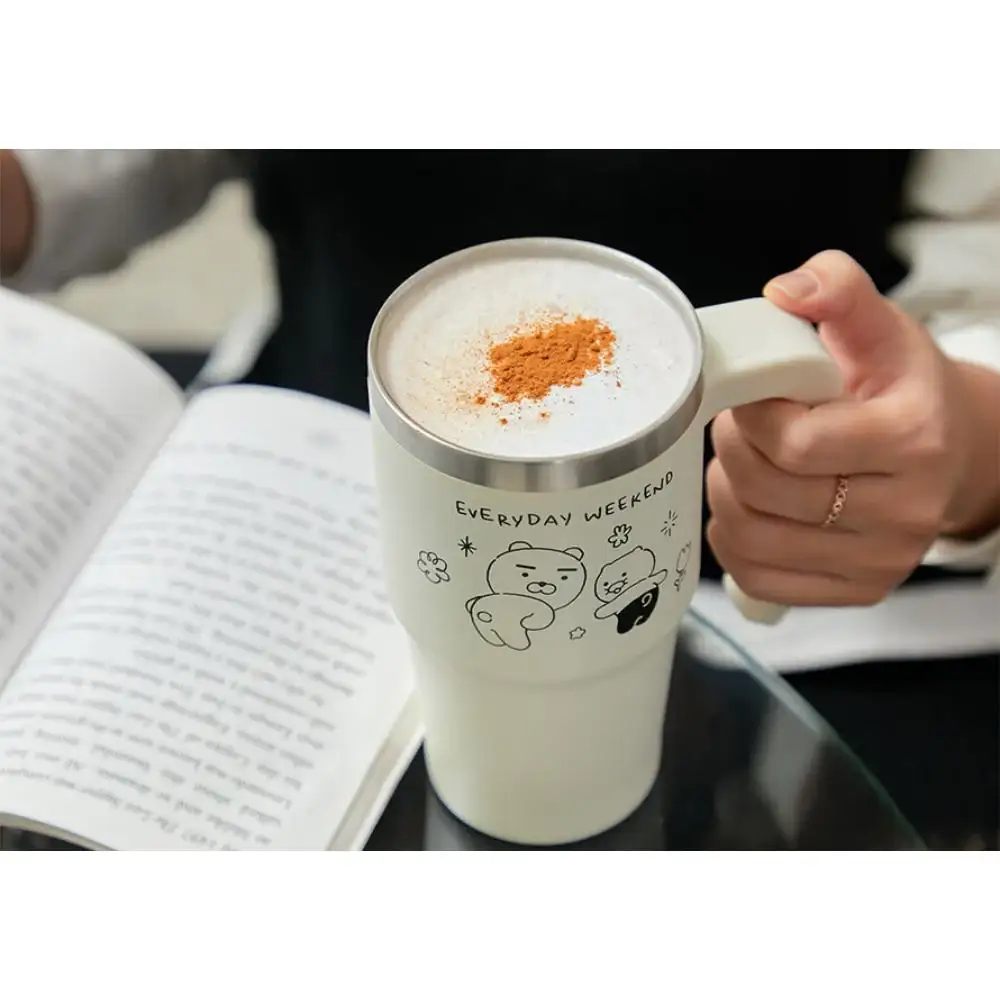 Kakao Friends - Doodle Doodle Ryan & Choonsik Mega Grip Tumbler - Image 5