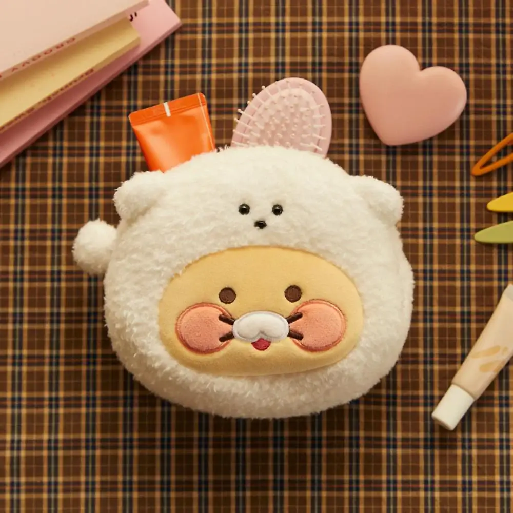 Kakao Friends - Floofy Friends Choonsik Face Pouch - Image 2