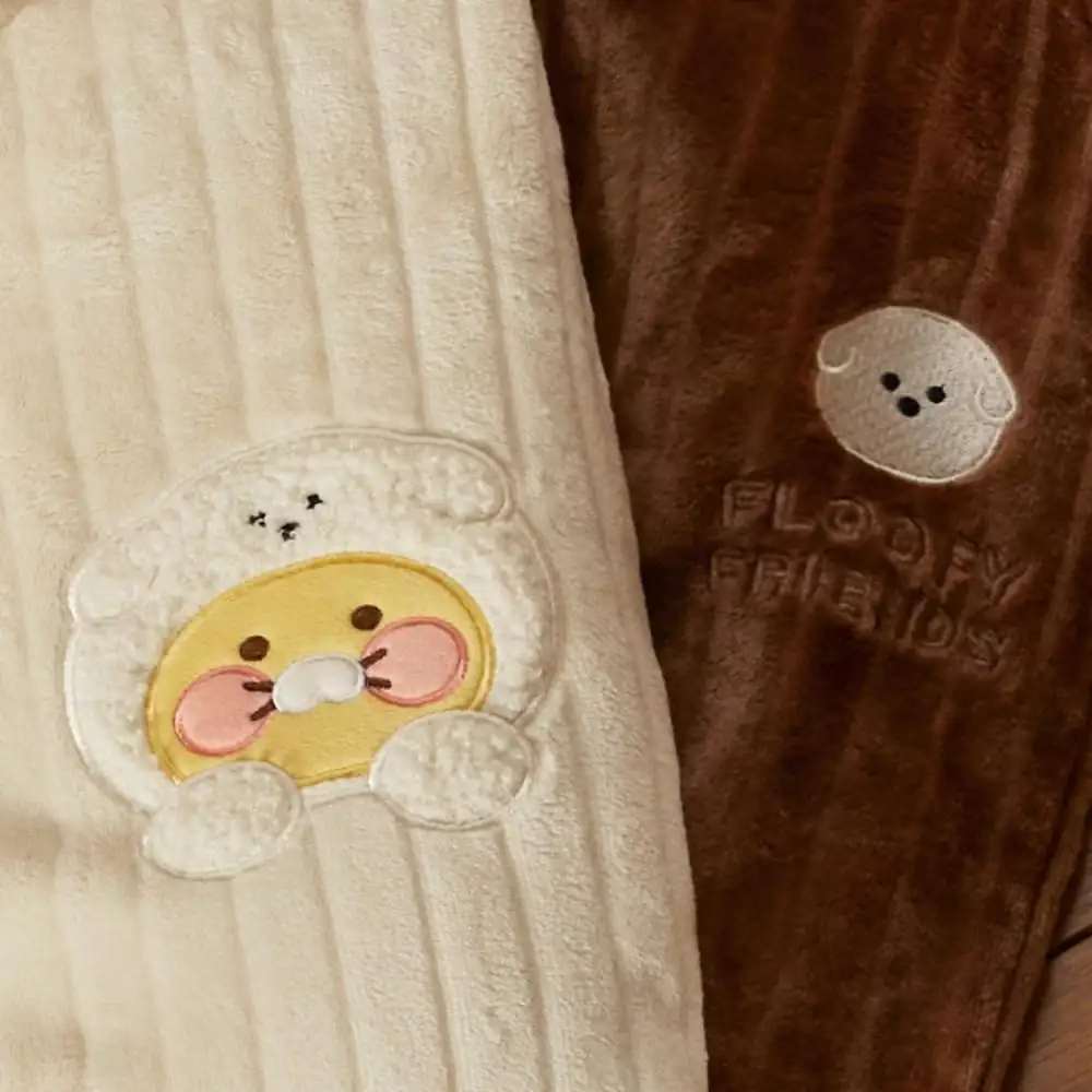 Kakao Friends - Floofy Friends Choonsik Zip-up Fleece Pajamas Set - Image 4