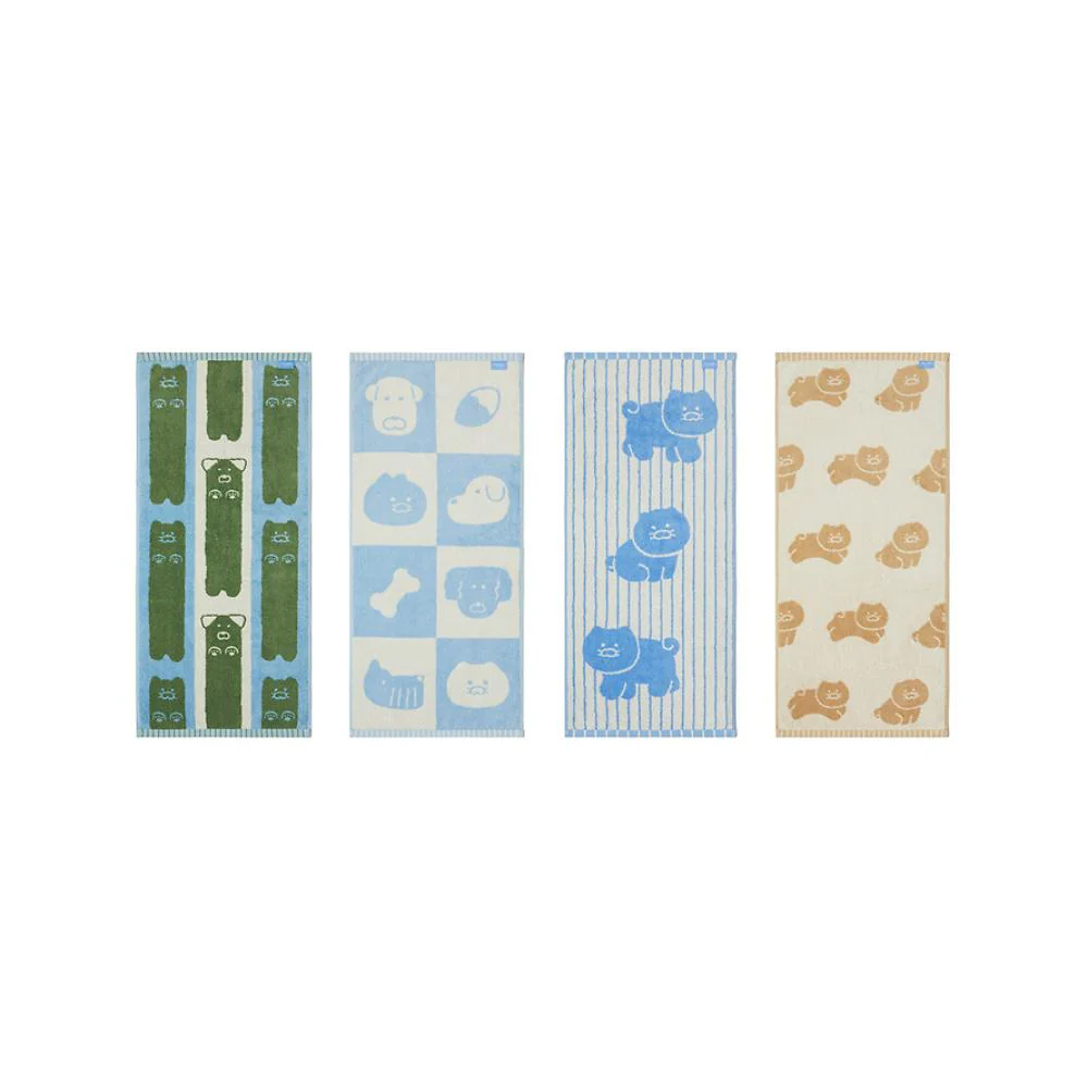 Kakao Friends - FRIENDAY Choonsik Face Towel 4-Piece Set - Image 11