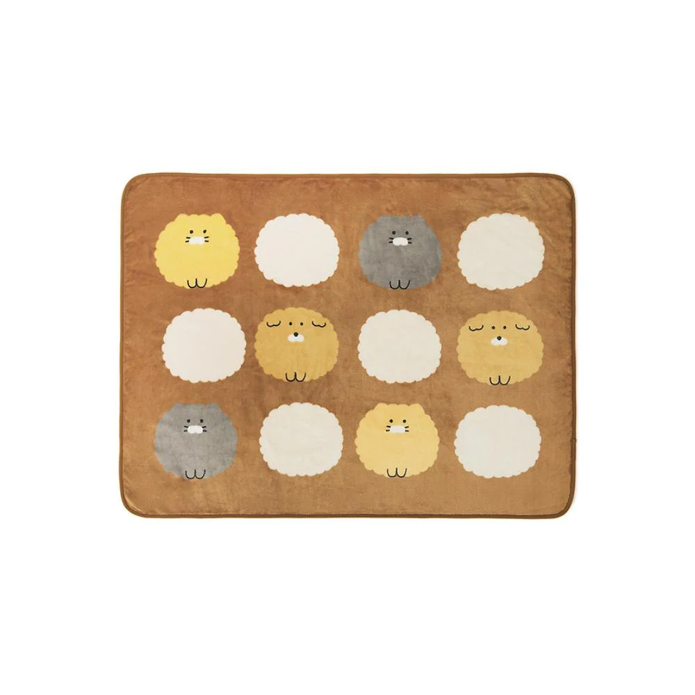 Kakao Friends - FRIENDAY Choonsik Gift Pack Knee Blanket (Brown) - Image 8