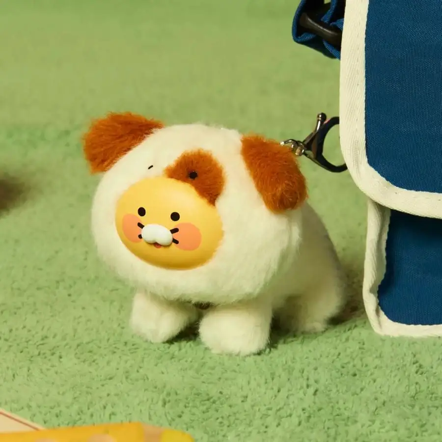 Kakao Friends - FRIENDZOO Choonsik Spotted Puppy Doll Figure Keyring - Image 2
