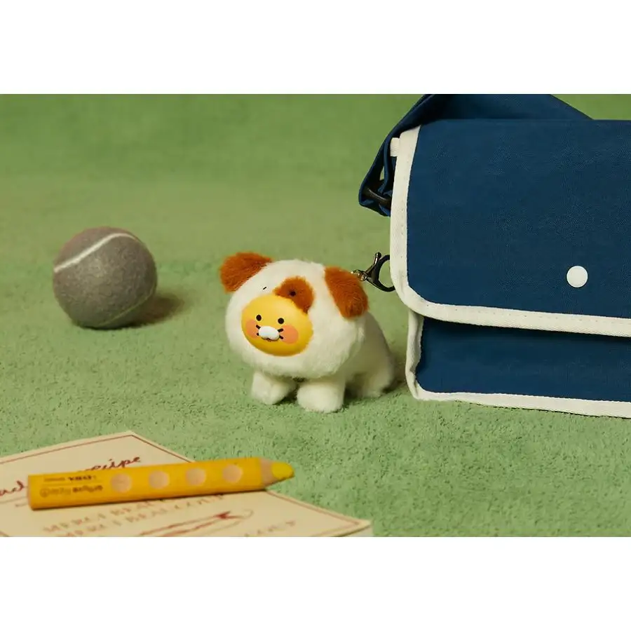 Kakao Friends - FRIENDZOO Choonsik Spotted Puppy Doll Figure Keyring - Image 3