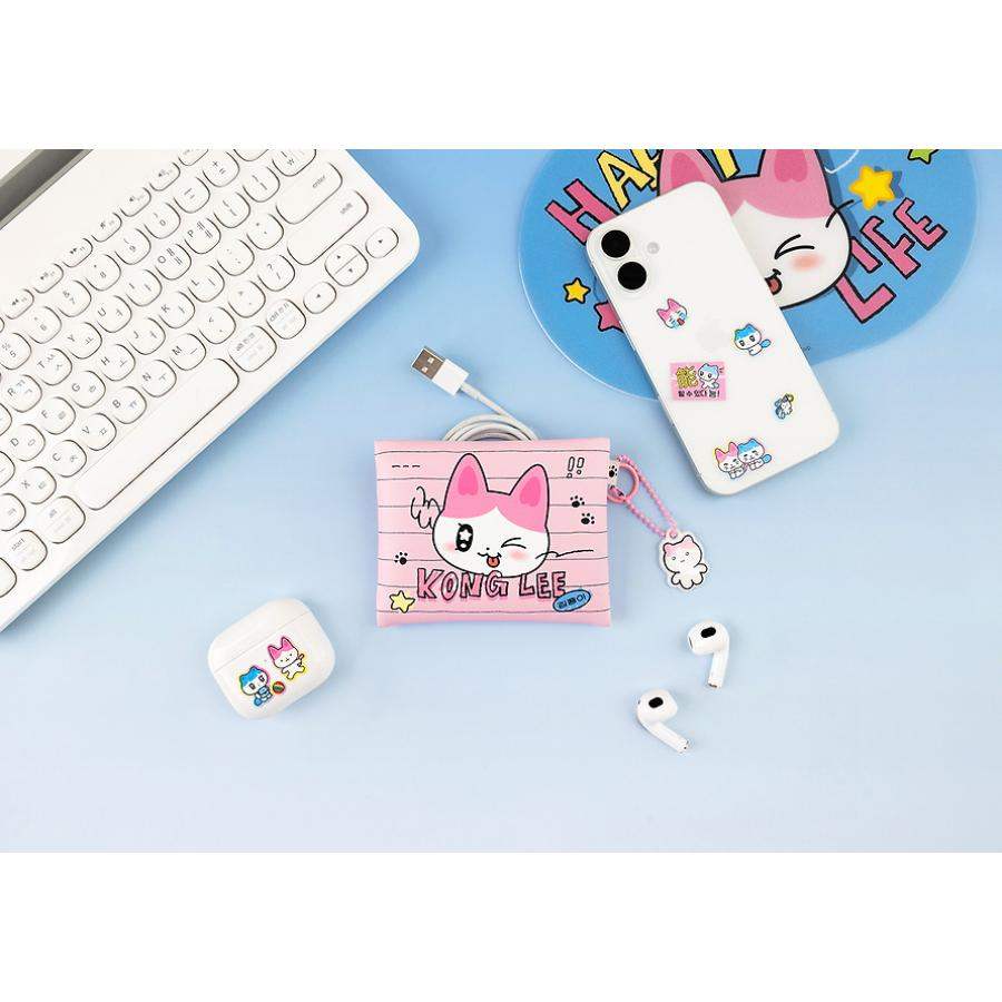 Kakao Friends - GOLGOLZ Mini Pouch & Keyring Set (Kong Lee) - Image 5