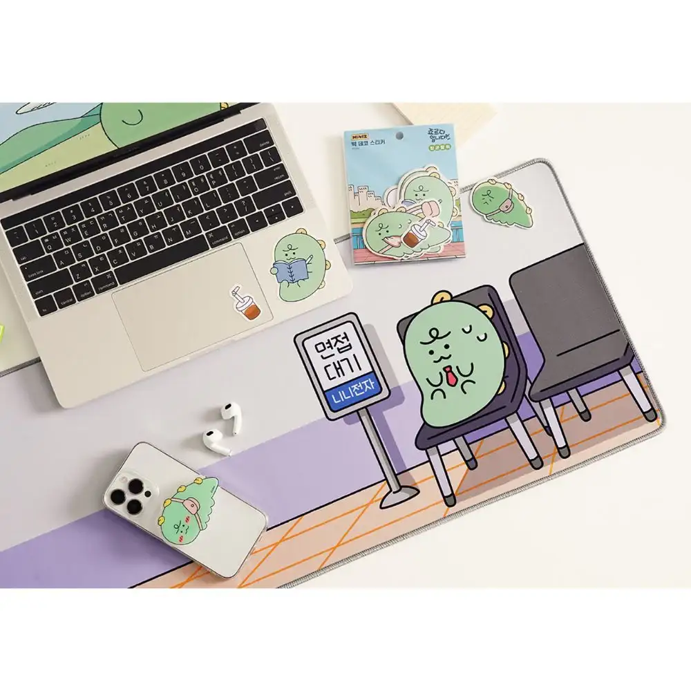 Kakao Friends - Hardworking Jordy Long Desk Pad - Image 3