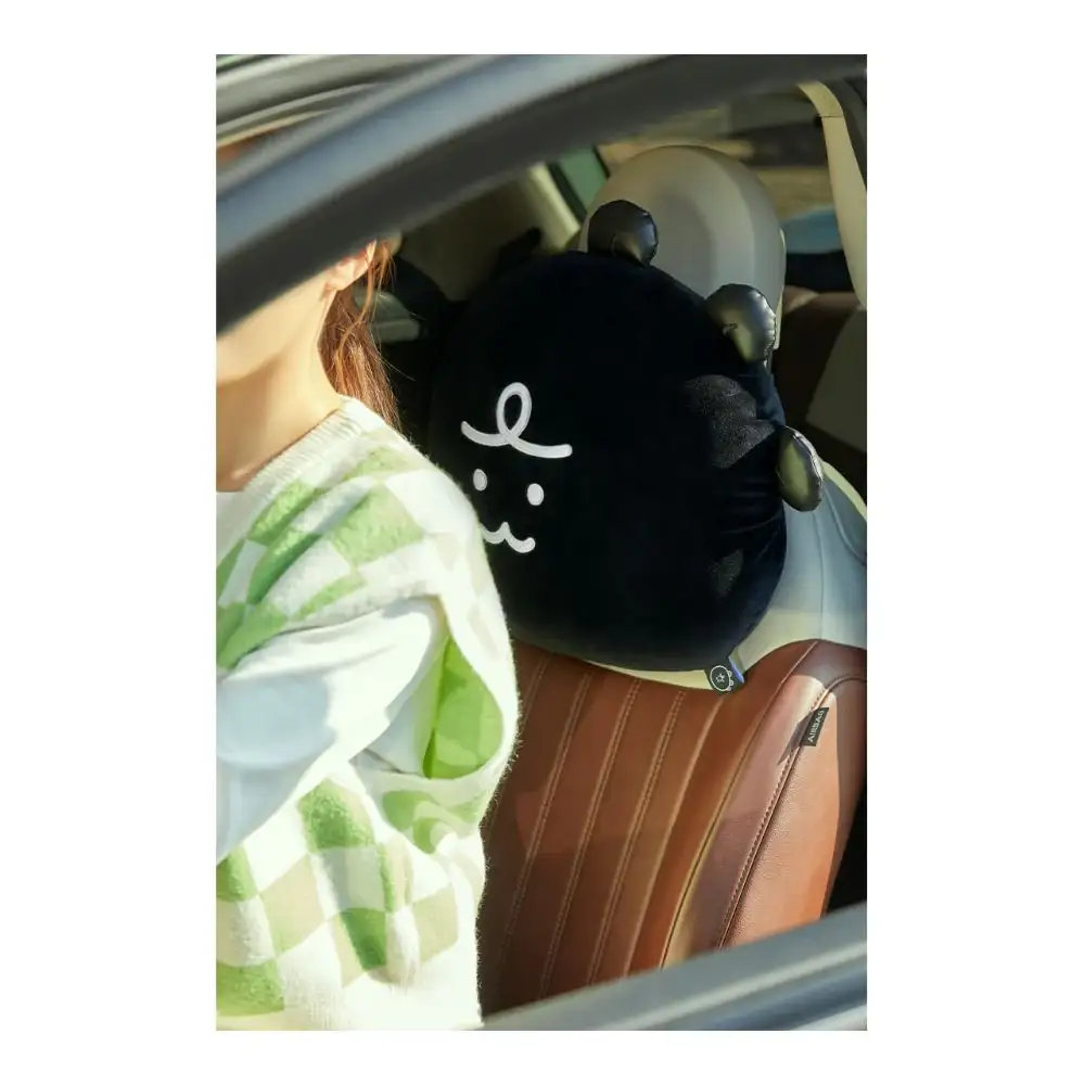 Kakao Friends - Jordy Black Edition Car Back Cushion - Image 10