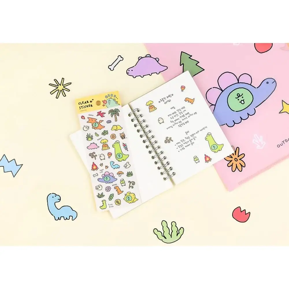 Kakao Friends - Jordy Dino Transparent Sticker - Image 5
