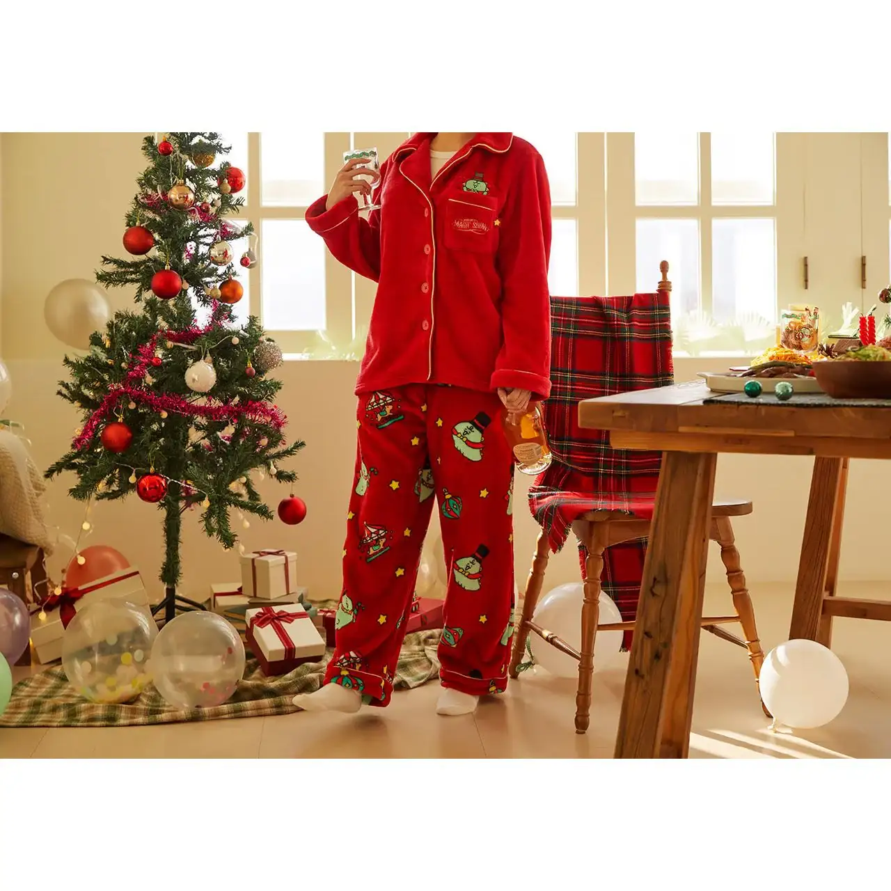 Kakao Friends - Jordy Magic Show Top and Bottom Pajamas Set - Image 21