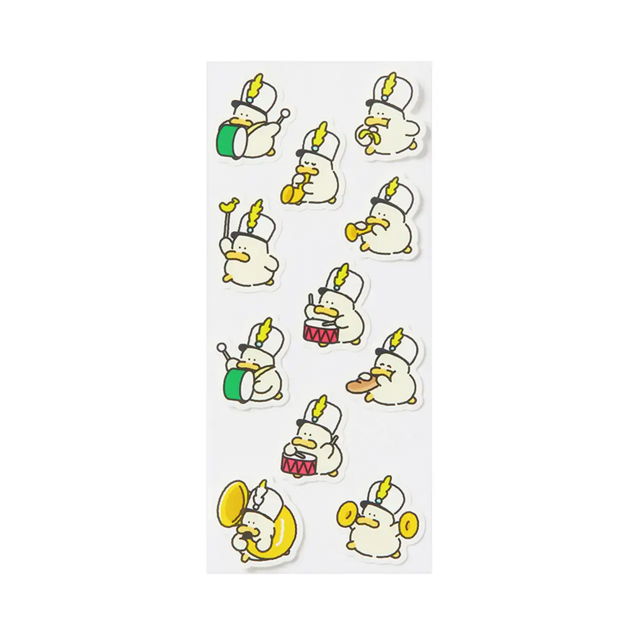 Kakao Friends - Kim Baduck Military Band Sticker Set