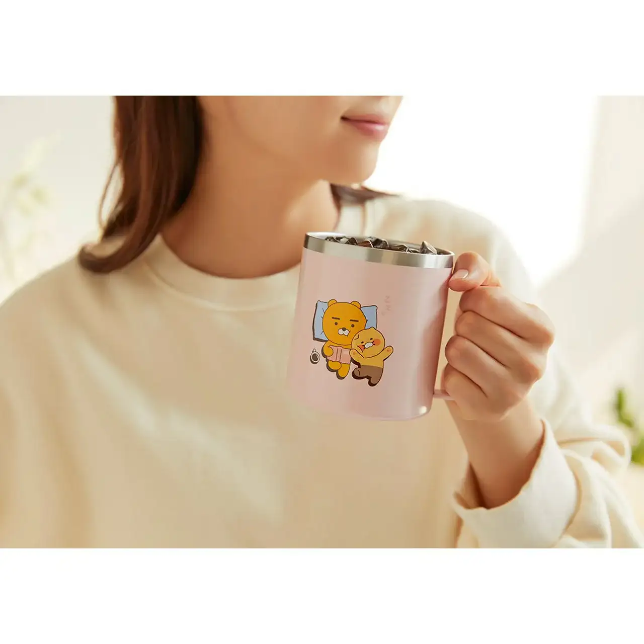 Kakao Friends - Lazy Ryan & Choonsik Stainless Steel Mug