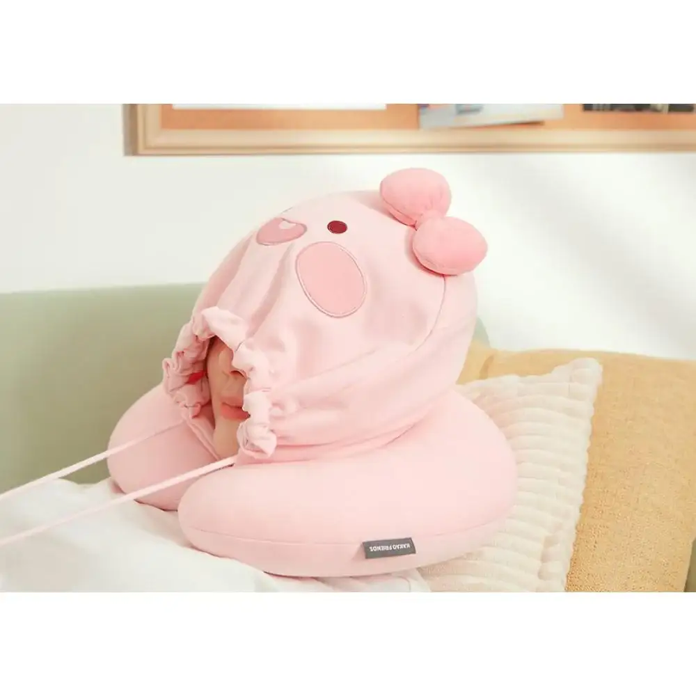 Kakao Friends - Little Friends Hooded Neck Pillow - Image 11