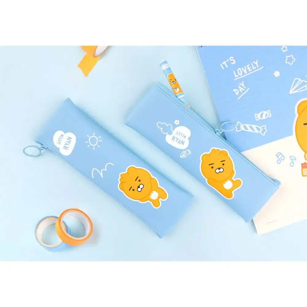 Kakao Friends - Lovely Little Ryan Mini Flat Pencil Case - Image 3