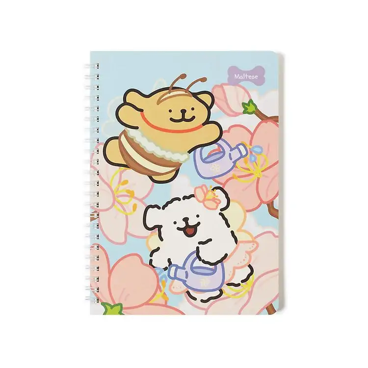 Kakao Friends - Maltese Cherry Blossom String Notebook