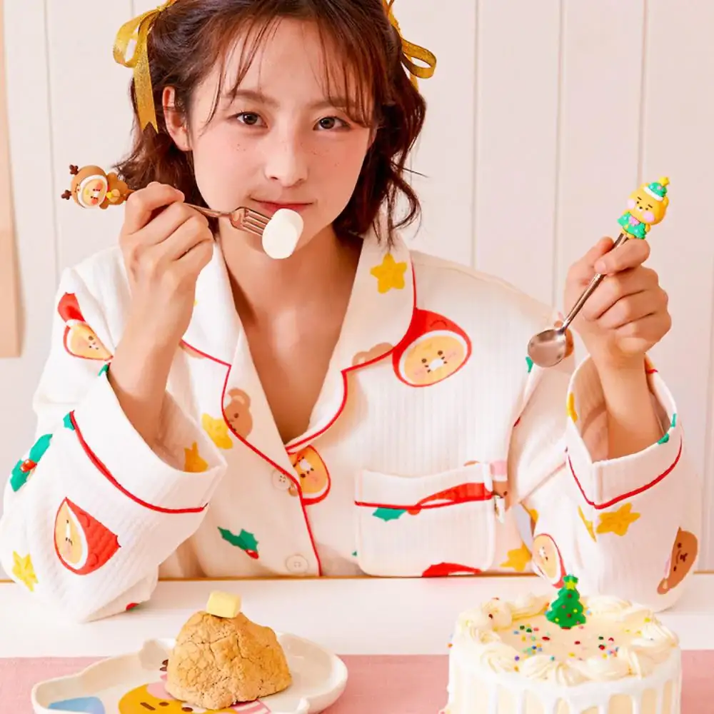 Kakao Friends - Merry Choon Christmas Cutlery Set - Image 3