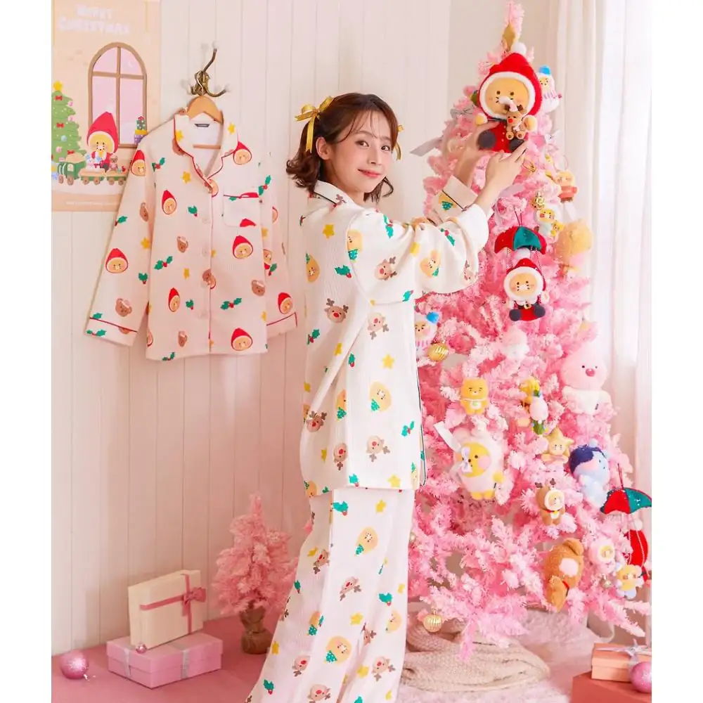 Kakao Friends - Merry Choon Christmas Quilted Pajamas Set - Image 14