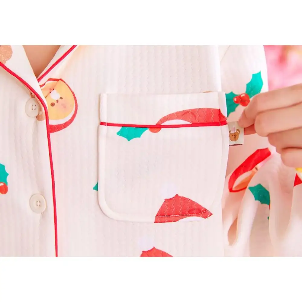 Kakao Friends - Merry Choon Christmas Quilted Pajamas Set - Image 8