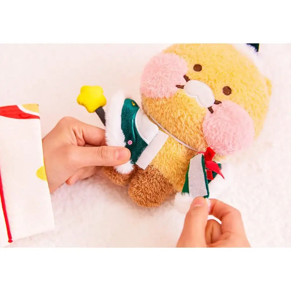 Kakao Friends - Merry Christmas Cape & Hat Fossil Doll Costume - Image 4