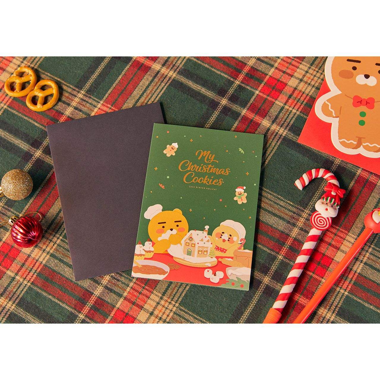 Kakao Friends - My Christmas Cookie Greeting Card Set - Image 2