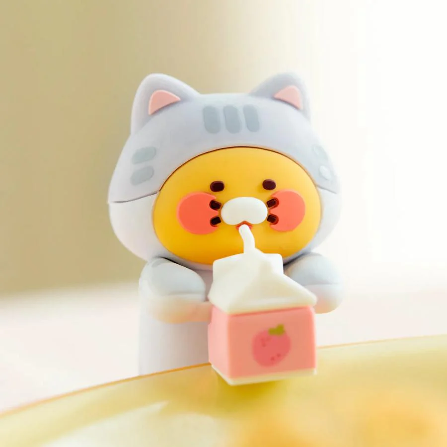 Kakao Friends - Nyangnyang Strawberry Milk Mini Deco Figure (Choonsik) - Image 8