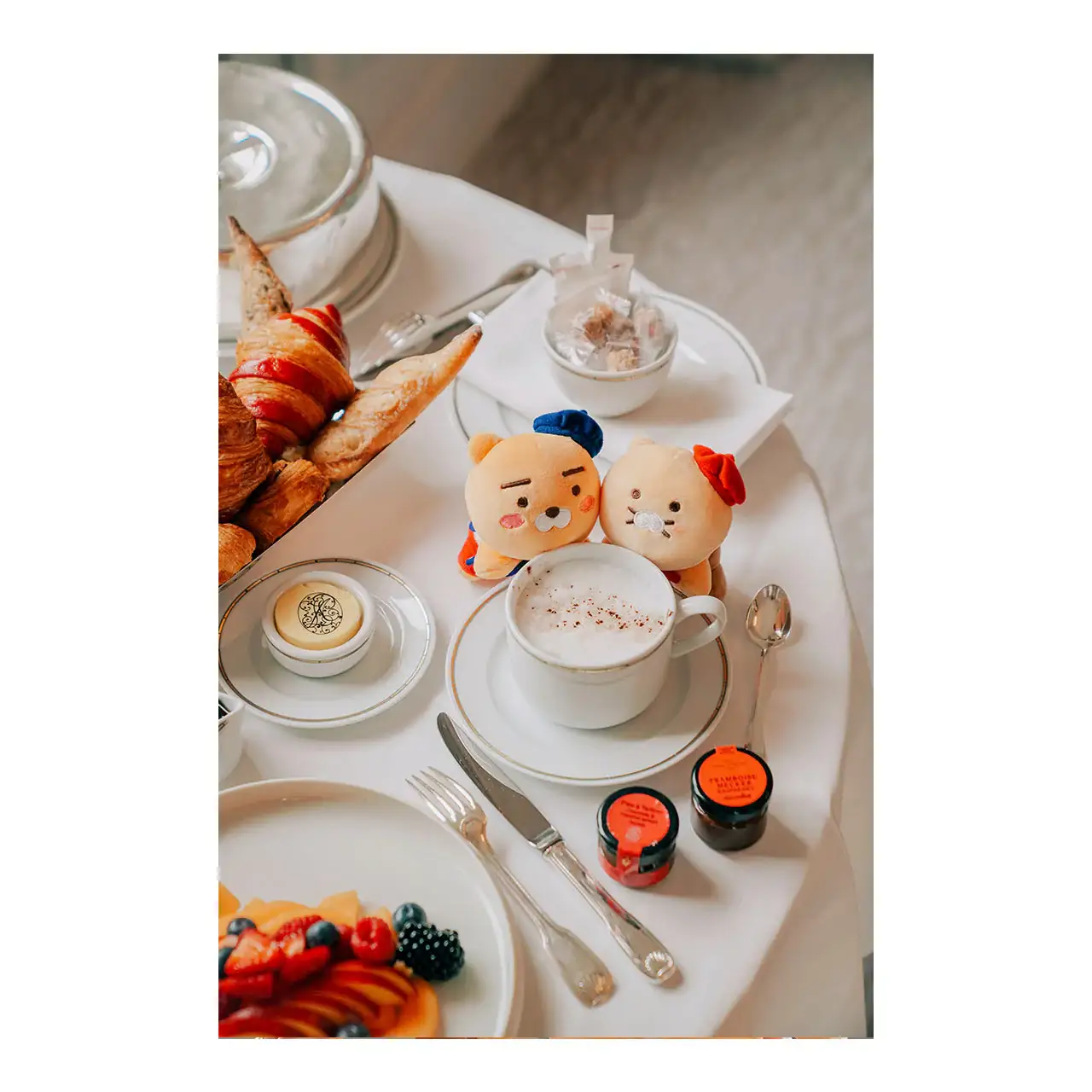 Kakao Friends - Paris Edition Eiffel Tower Plush Doll Set - Image 8